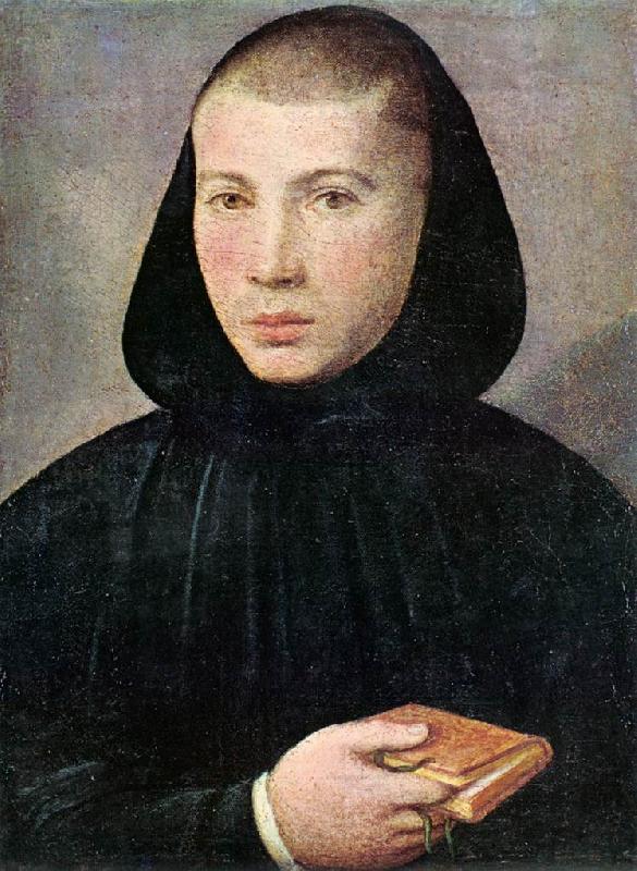 CAROTO, Giovanni Francesco Portrait of a Young Benedictine g Sweden oil painting art